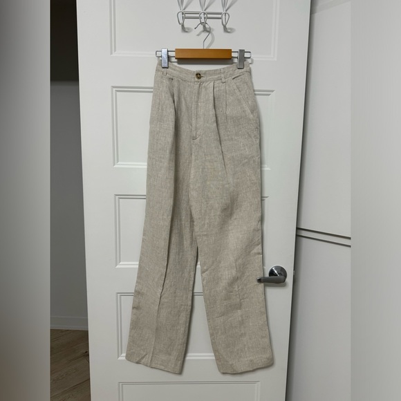 Reformation Mason Linen Pant - Picture 1 of 2